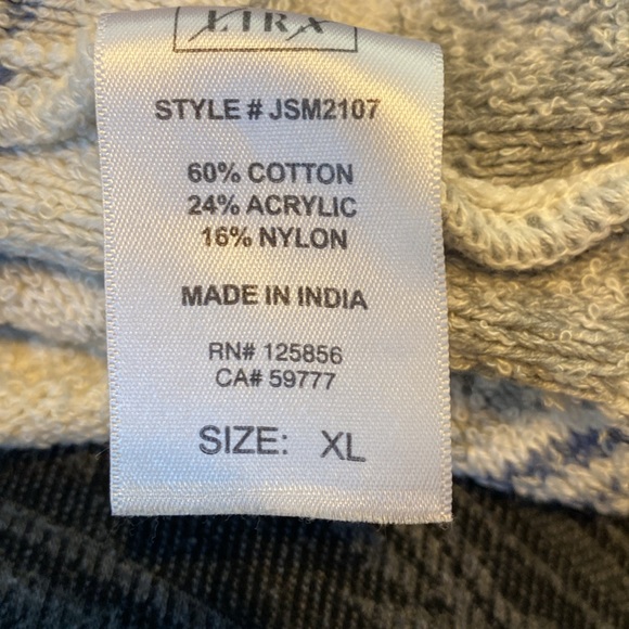 LIRA Baja Pina Striped‎ Hooded Poncho Sweater Size XL - Picture 10 of 11